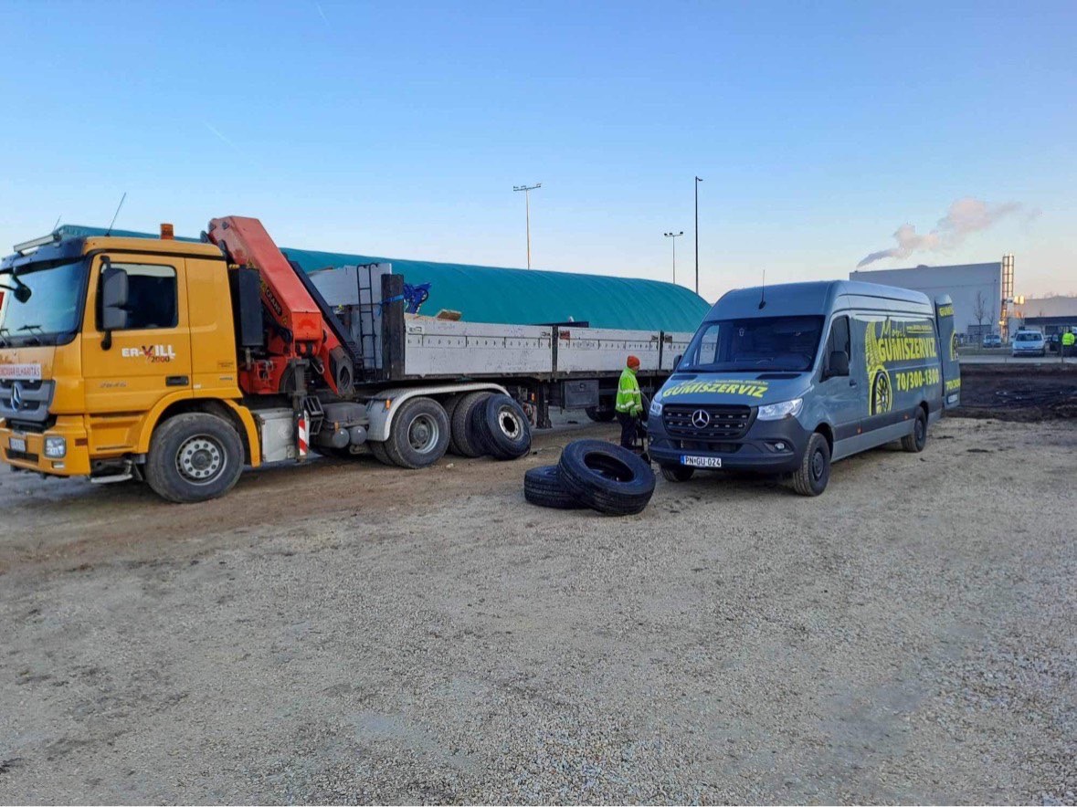 KAmion és HGV gumiszerviz bárhol bármikor